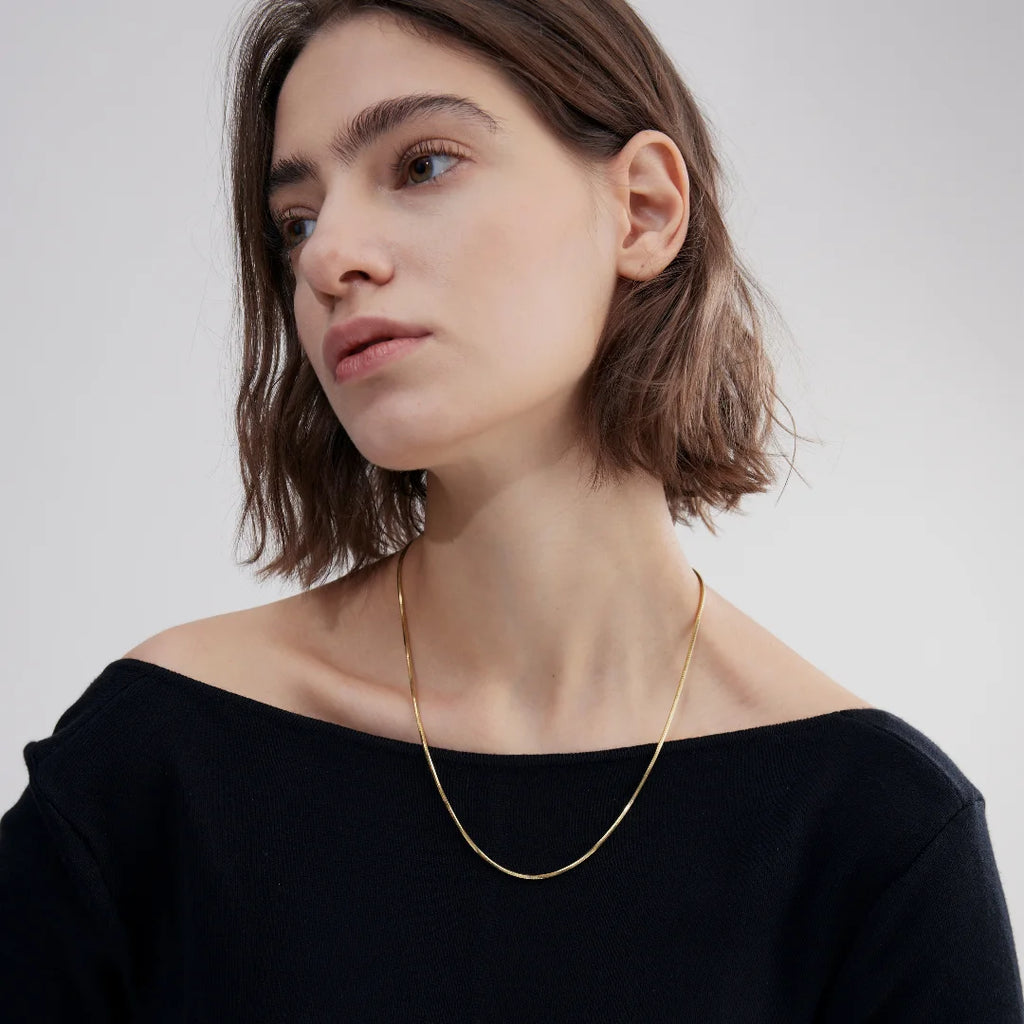 Parisian Necklace 50cm Gold Louve Jewlery luxury fashion designer maison muguet