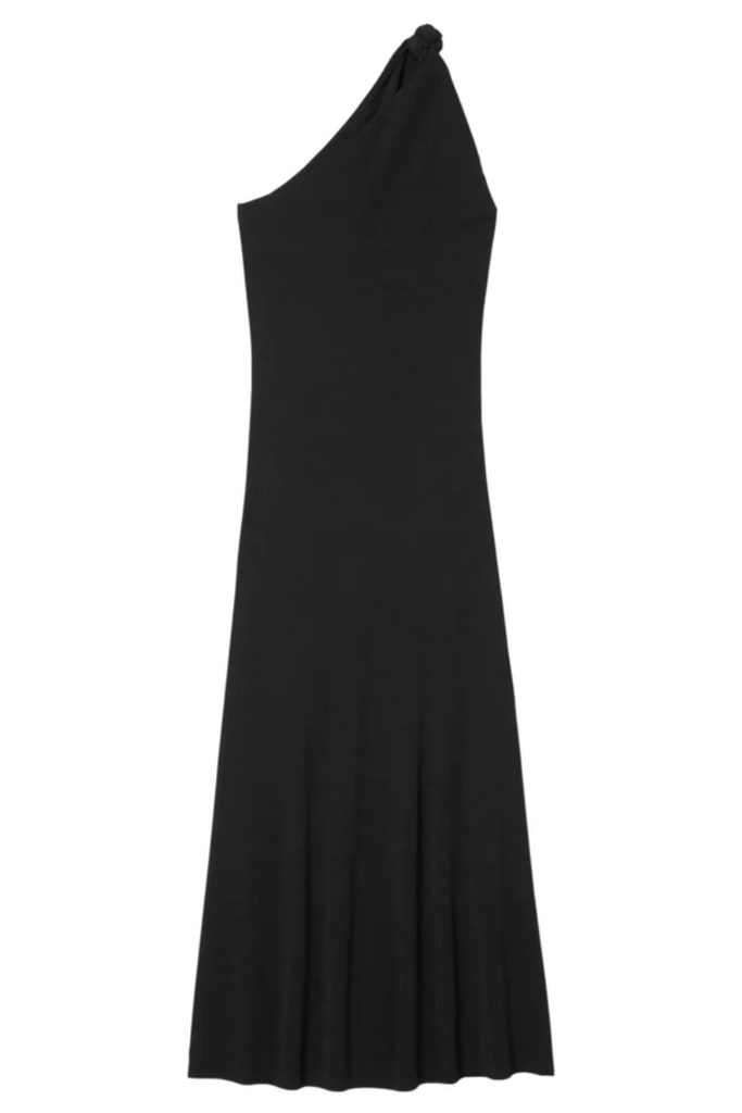 Upgrade your wardrobe with the effortlessly chic and sustainable Point Dress from Bite Studios, crafted from a soft blend of responsible viscose and recycled polyester for an understated elegance that's suitable for any event.