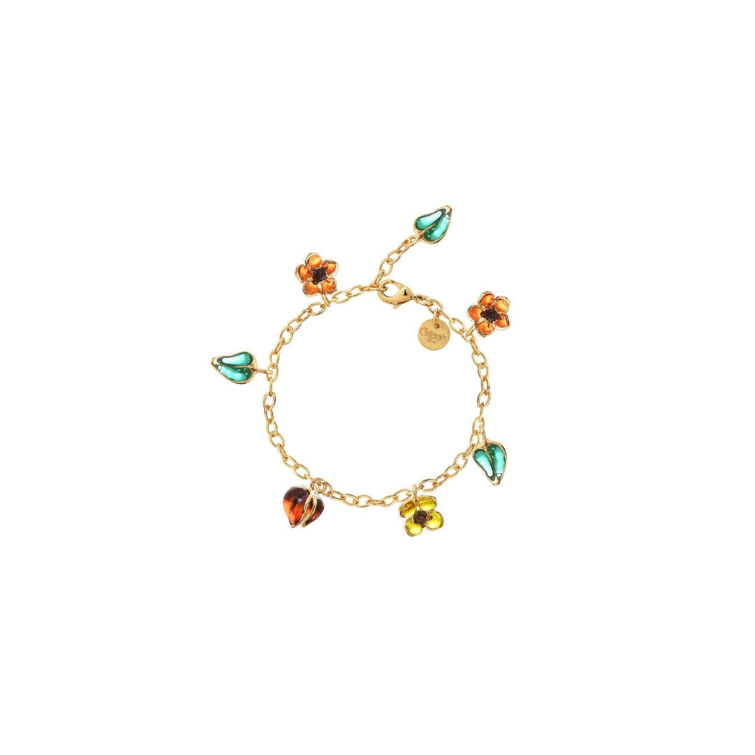 Pop Glamour Adjustable Charm Bracelet_Jewelry_Gold_Gripoix