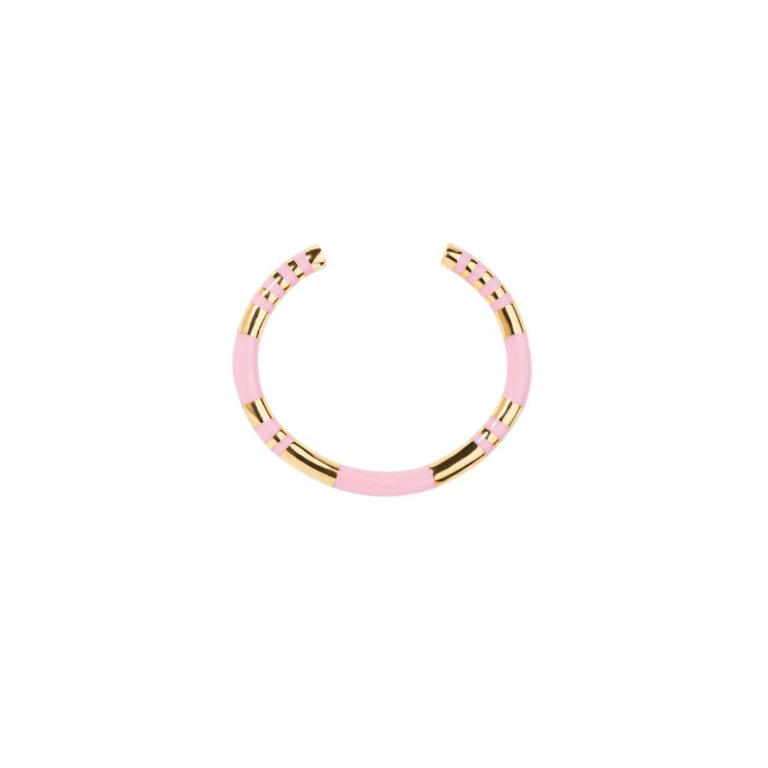 Positano bangle baby pink Aurelie Bidermann_maison muguet luxury fashion retailer