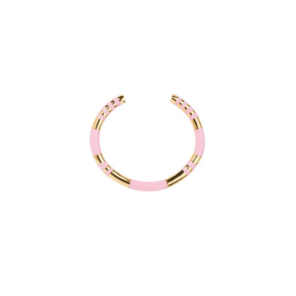 Positano bangle baby pink Aurelie Bidermann_maison muguet luxury fashion retailer