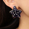 Sea Life Star Earrings With Crystals_Earrings_Jewelry_Gripoix