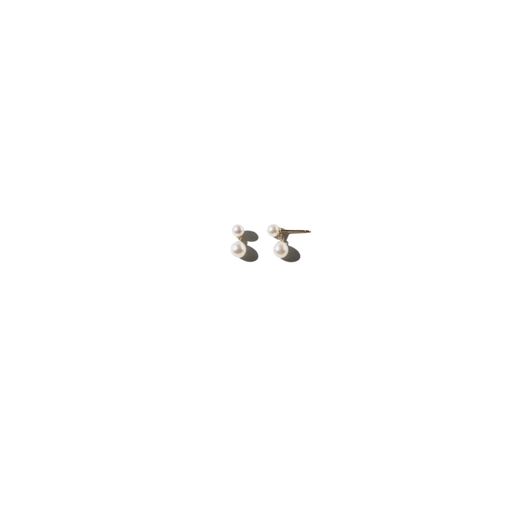 Small_Double_Drop_Pearl_Studs_Earrings_Gold_Mizuki_Shopify_1