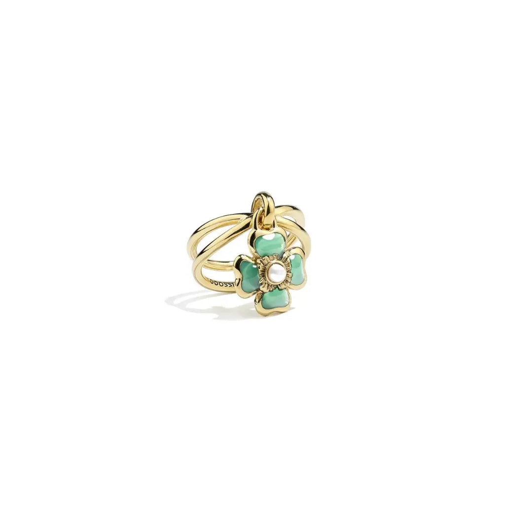 Talisman Clover Rin Ice Mint Goossens luxury fashion jewelry retailer