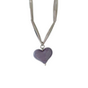 Tohum Cuore Duo Necklace Lilac luxury fashion jewelry