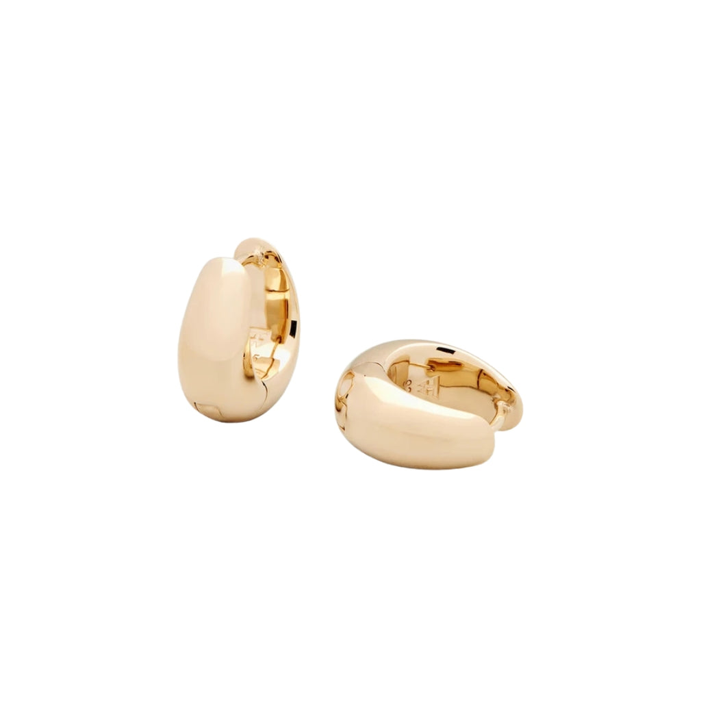 Tom Wood Ice Hoops Small Gold