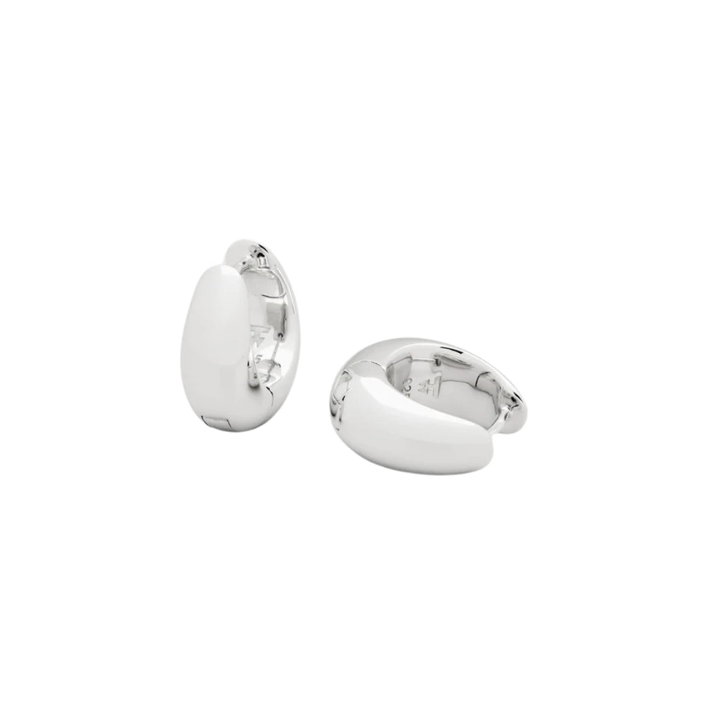 Tom Wood Ice Hoops Small Silver