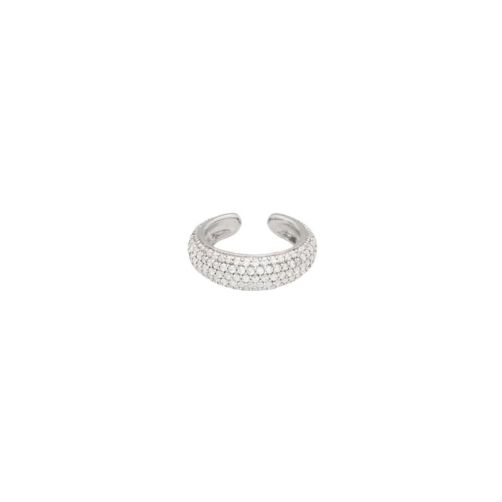 Tom Wood Ear Cuff Thick Zirconia SMALL  Silver