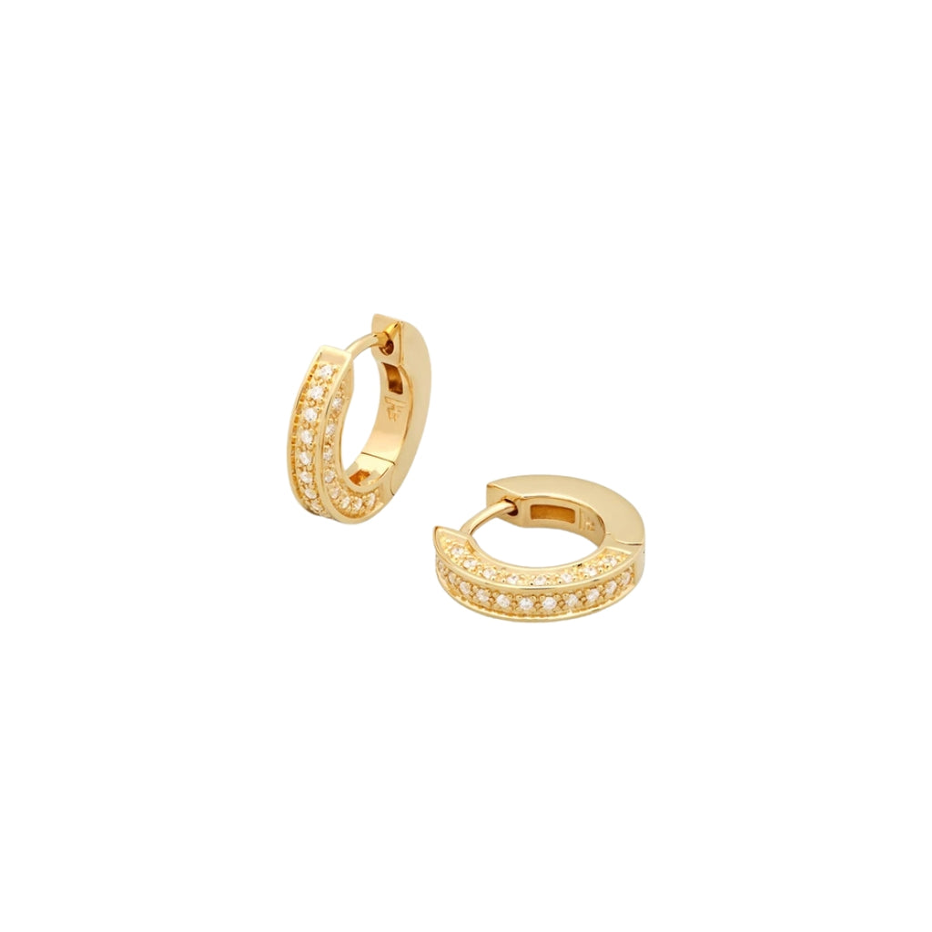 Tom Wood Nova Hoops Small Gold