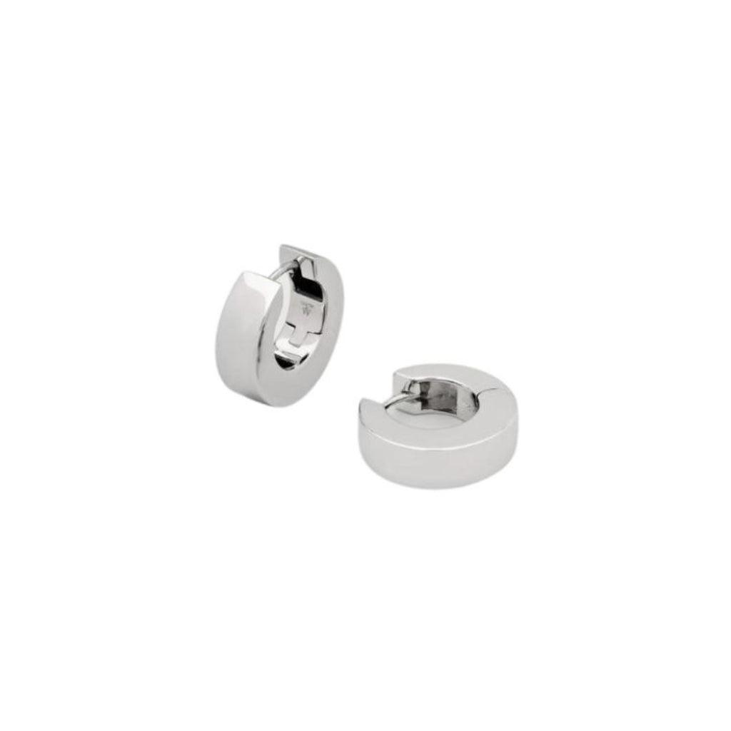Tom Wood Arch Hoops Small Polished Earrings