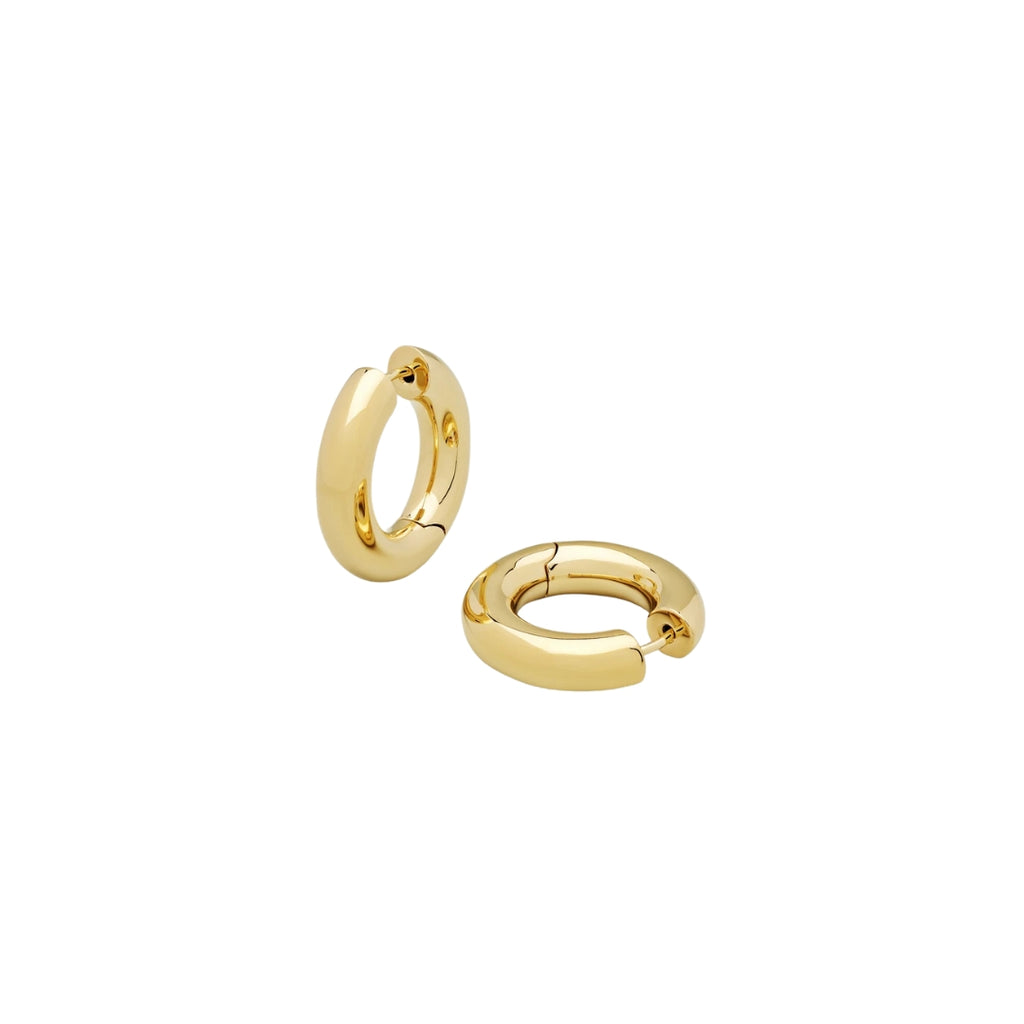 Tom Wood Chunky Hoops Medium Earrings Gold 