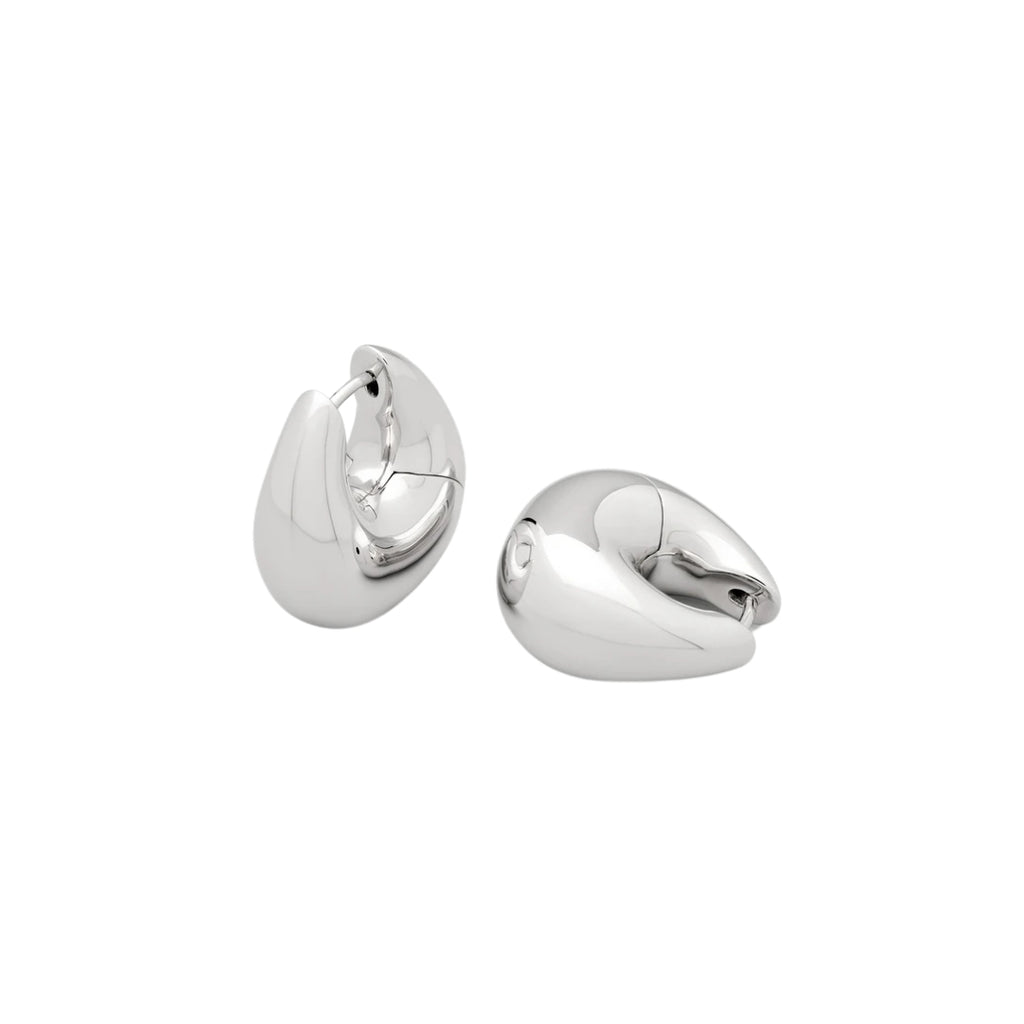 Tom Wood Bao Hoops Medium Silver