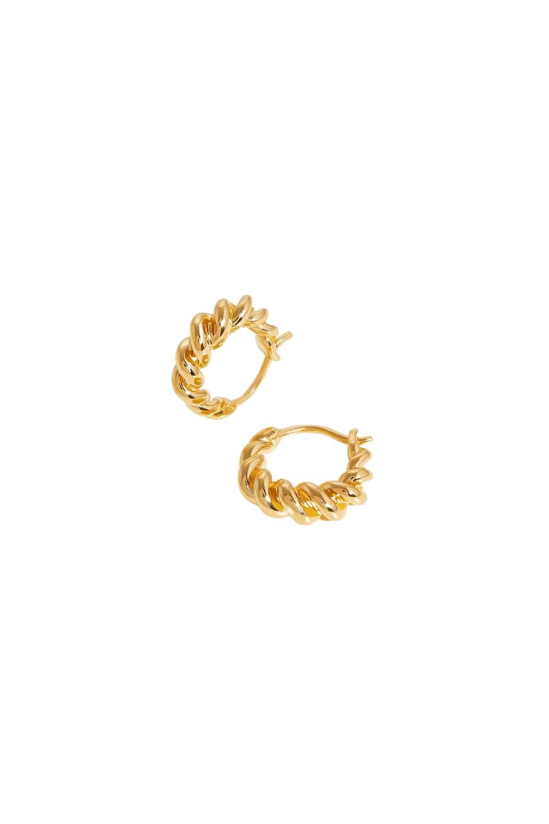 Gold Mini Tidal Hoops