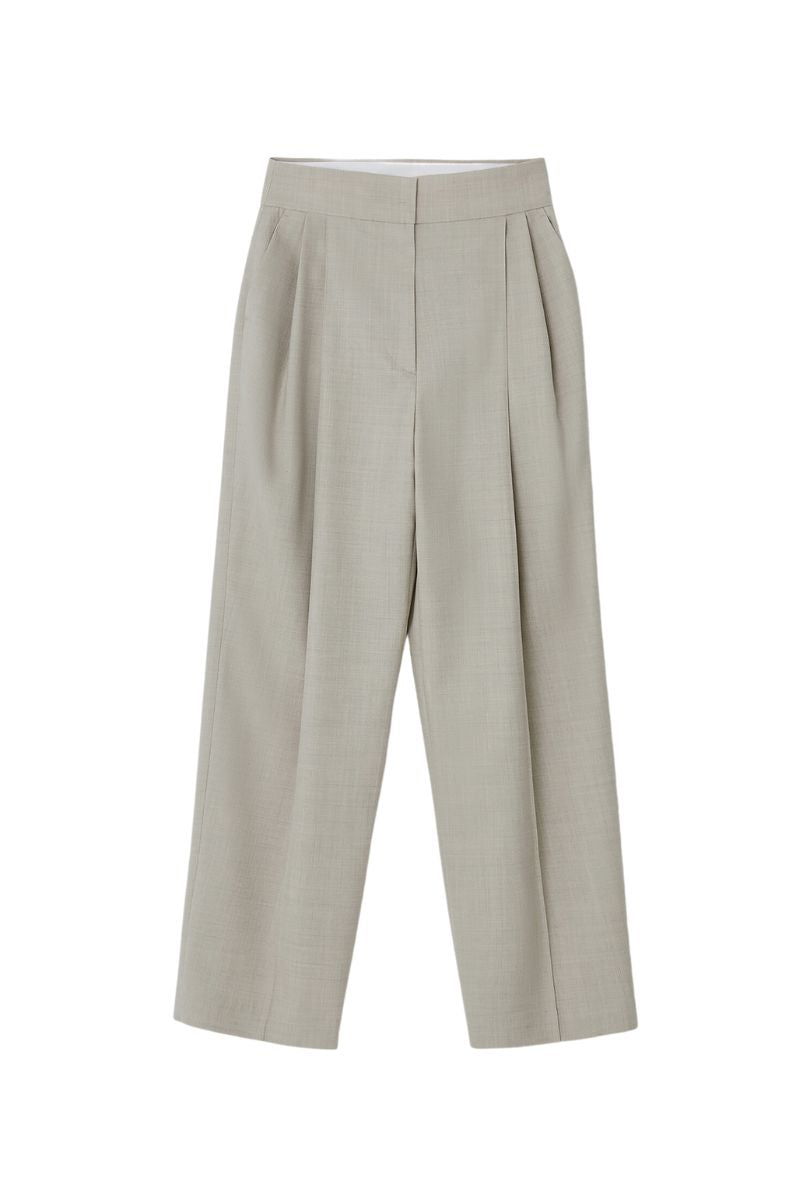 Pintuck Pants Beige