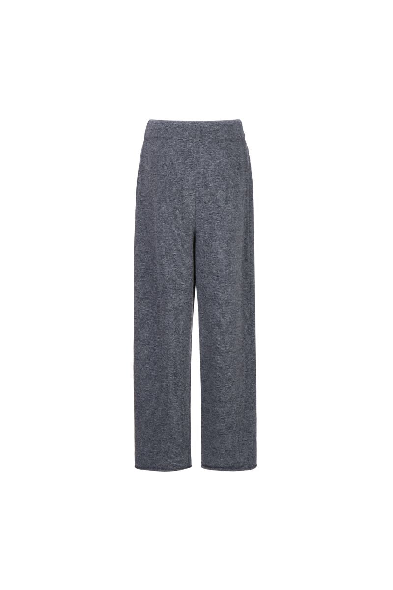 Alpaca Blend Easy Pants Gray