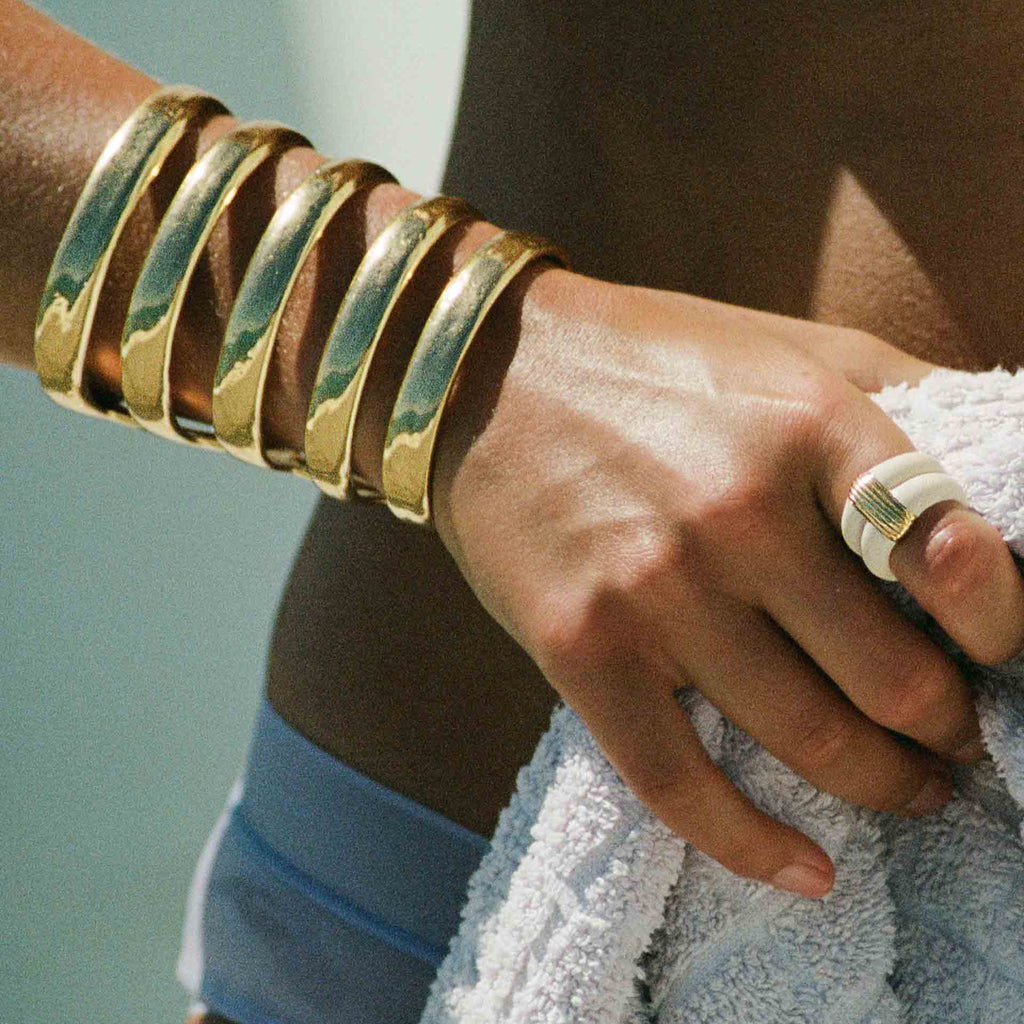 Aurelie Bidermann Ivory Katt Ring