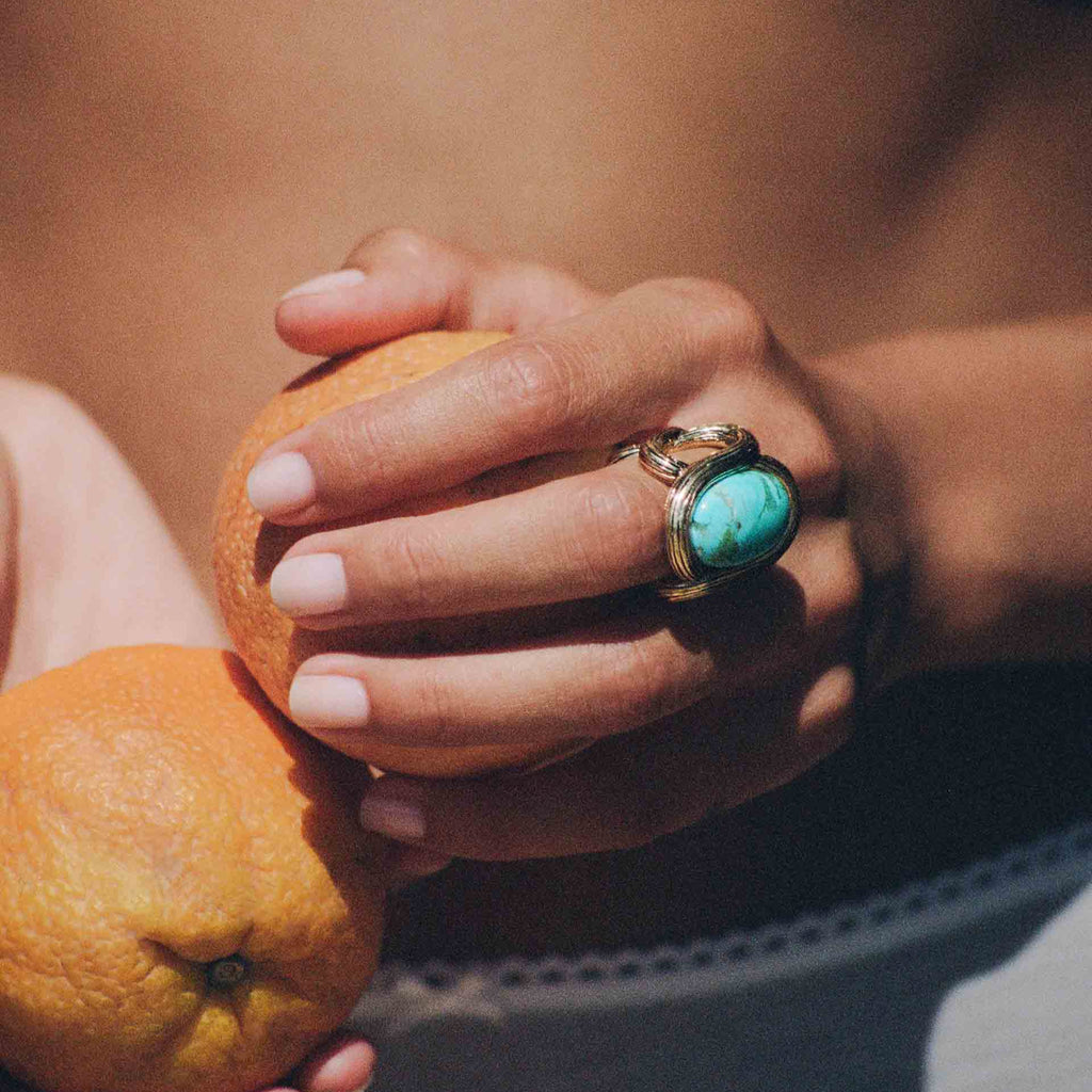 Aurelie Bidermann Aldabra Ring Gold