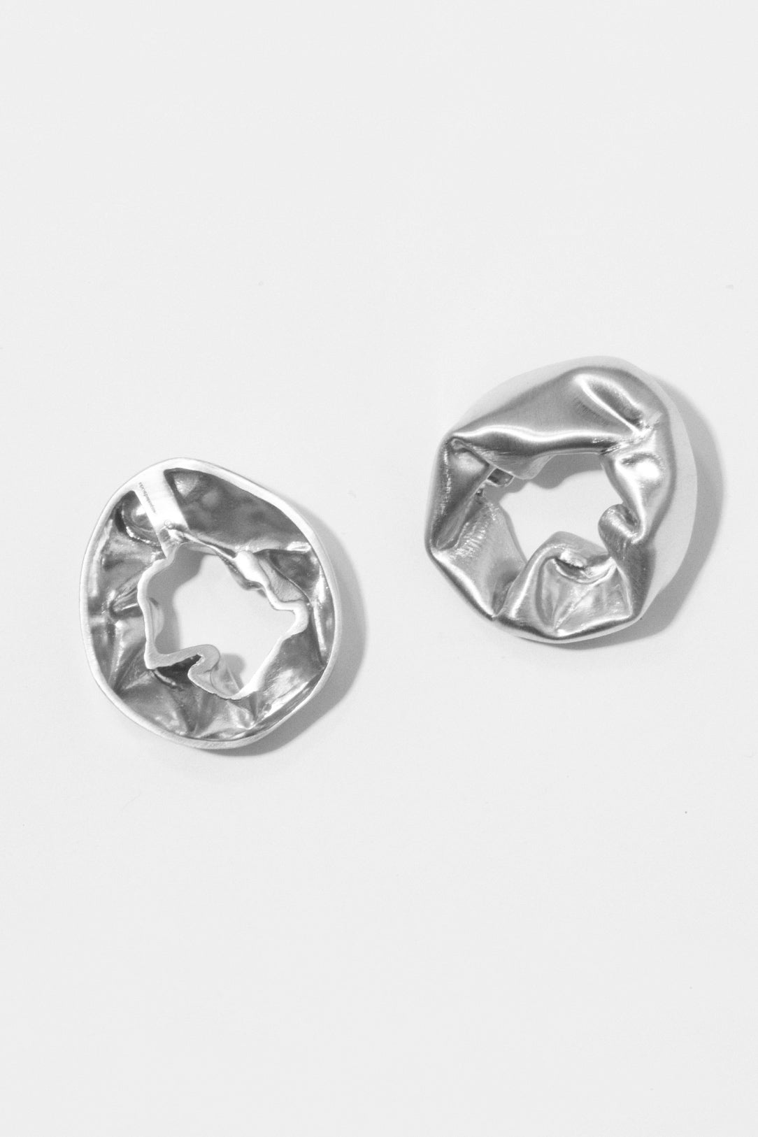 Scrunch Sterling Silver Earrings