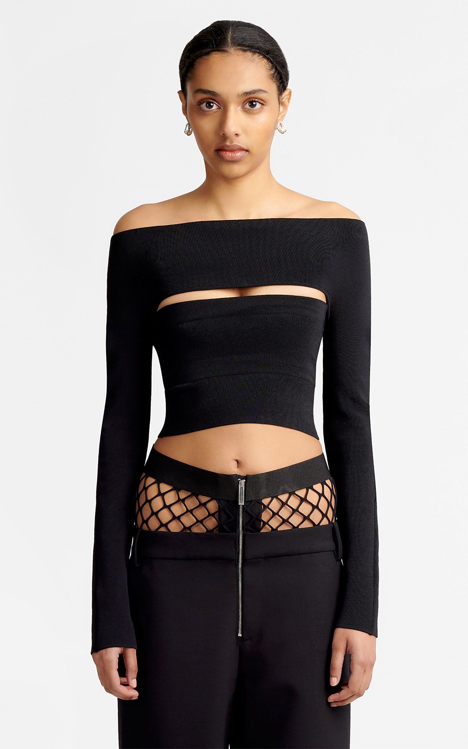 Two Piece Tube Top Black