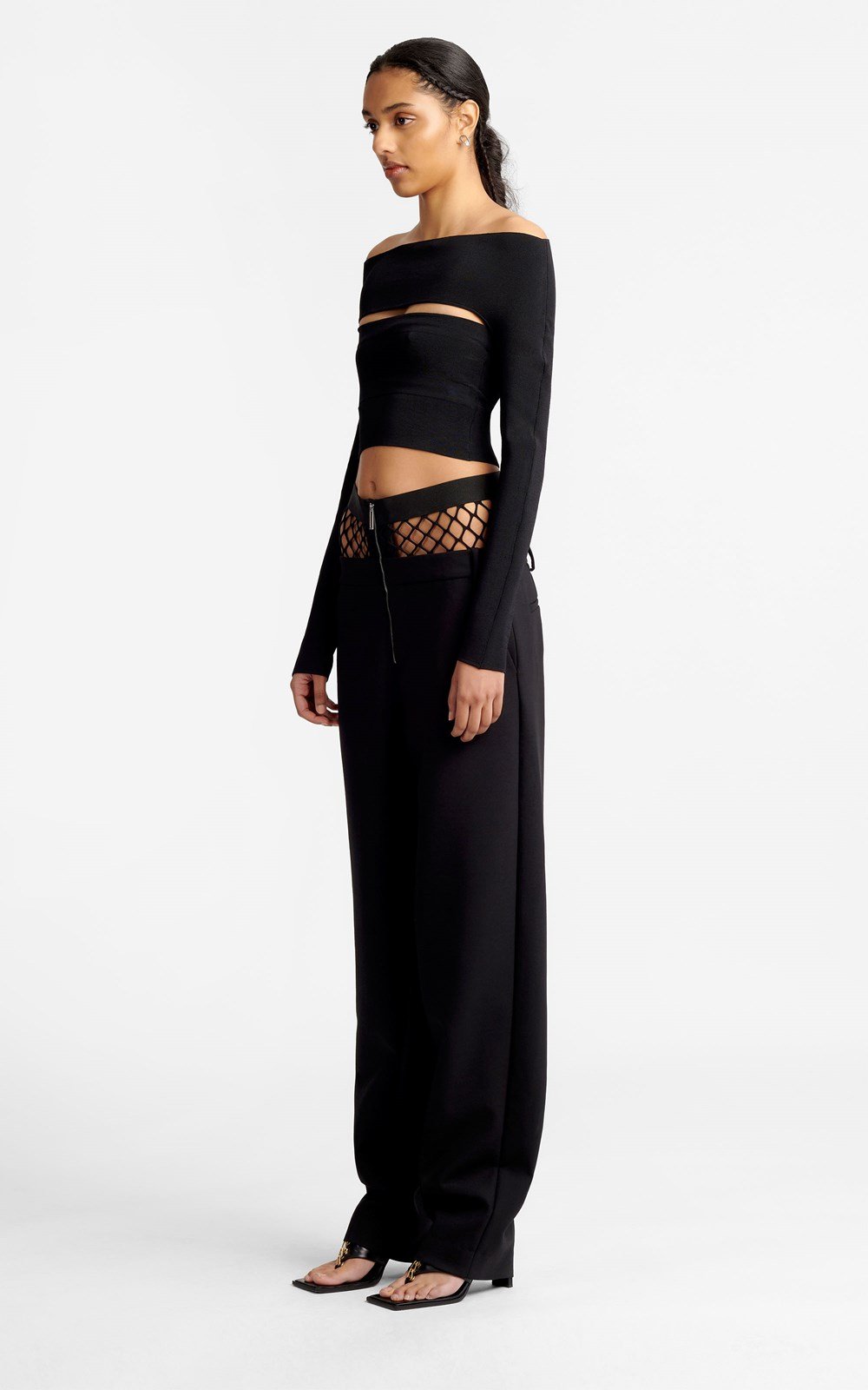 Two Piece Tube Top Black