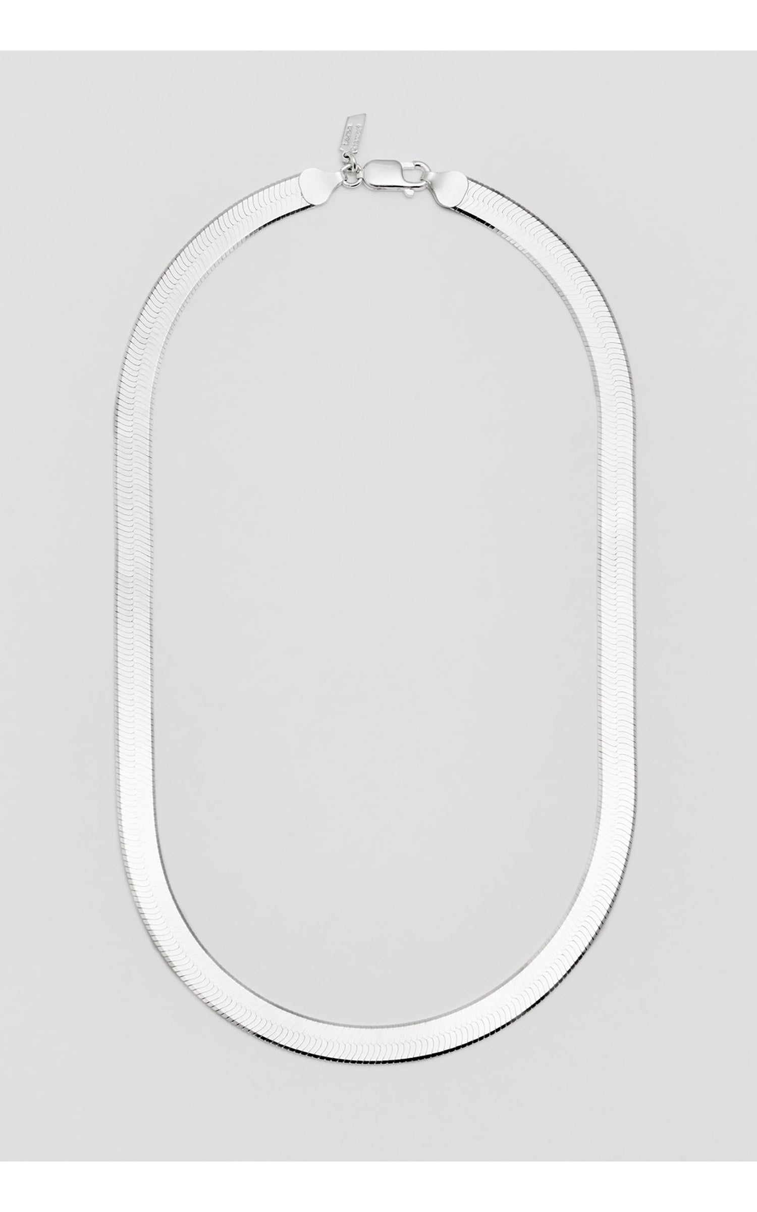 Herringbone Necklace XL Silver