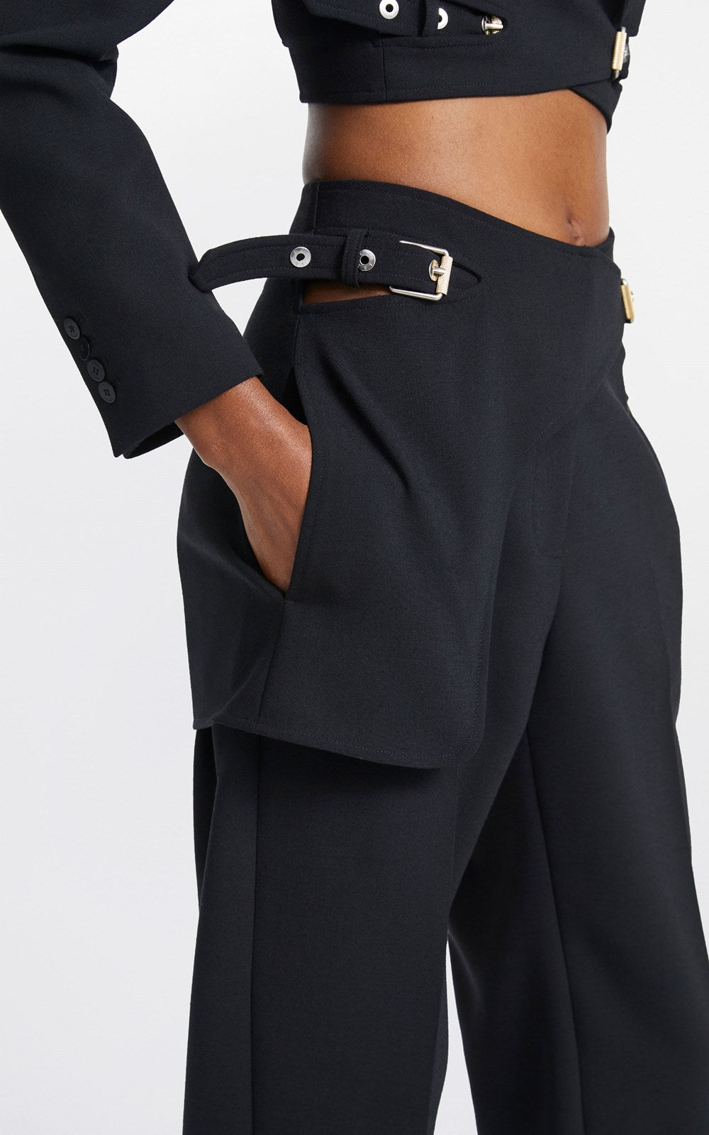 Saddle Interlock Trouser